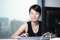 Businesswoman working with computer in office Royalty Free Stock Photo