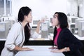 Businesswomen fighting Royalty Free Stock Photo