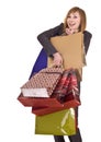 Businesswomen with group of bag shopping. Royalty Free Stock Photo