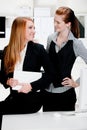 Businesswomen with Laptop and Computer Royalty Free Stock Photo