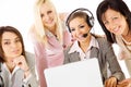 Businesswomen team smiling Royalty Free Stock Photo