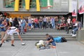 Busker Bukit Bintang Kuala Lumpur Malaysia Royalty Free Stock Photo