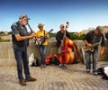 Buskers Prague Old Town, Czech Republic Royalty Free Stock Photo