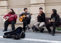 Buskers In Heraklion, Crete Greece