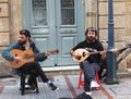 Buskers In Heraklion, Crete Greece