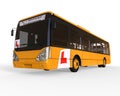 Buss driving school concept