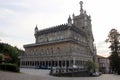 Bussaco Palace Hotel, decorated with sculptures and stone carved elements, Luso, Portugal Royalty Free Stock Photo