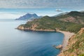 Bussaglia beach on west coast of Corsica Royalty Free Stock Photo