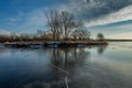 Busse Lake Boating Center Elk Grove Village, IL Royalty Free Stock Photo