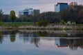 Busse Lake Boating Center, Elk Grove Village, Illinois Royalty Free Stock Photo