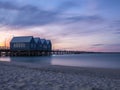 Busselton Jetty at sunset, Western Australia Royalty Free Stock Photo