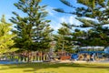 The Busselton Foreshore consists of Clubs, Restaurants, playgrounds and large trees