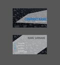 Bussines Card Design With Cubes