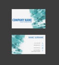 Bussines Card Design With Cubes