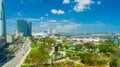 Aerial view of Downtown Miami. Florida. USA