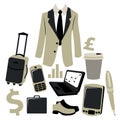 Bussiness man accessories set