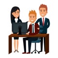bussiness people working icon Royalty Free Stock Photo