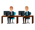 bussiness people working icon Royalty Free Stock Photo