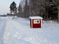 Busstop in BjÃÂ¶rkmo - Hudiksvall