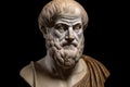 Bust of Aristotle philosopher generative AI Royalty Free Stock Photo
