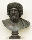 Bust of Asclepius (Aesculapius) in the palace of the Russian Tsar Paul I in Pavlovsk, Russia