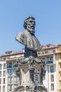 Bust of Benvenuto Cellini in Florence, Italy Royalty Free Stock Photo