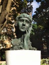 Bust of Canadian-born American film actress and producer Mary Pickford in Toronto