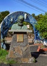 Bust of Charles Darwin. Puerto Ayora, Isla Santa Cruz, Galapagos Islands