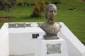 Bust of Eva Peron in Ushuaia. Argentina