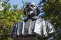 William Shakespeare Bust in London Royalty Free Stock Photo