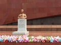 Bust on the grave of Kim Jong Suk Royalty Free Stock Photo