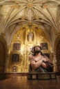 Bust of Jesus Christ in the main sacristy of the Cathedral of Cuenca Royalty Free Stock Photo