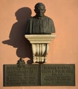 Bust of John Paul II of the Church of the Holy Cross