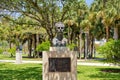 Bust of Jose MartiÂ­, a leader of the Cuban independence movement