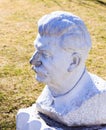 Bust of Joseph Stalin. Park of arts `Museon`. Moscow