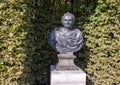 Bust of Julius Caesar by Bartholomeus Eggers, Rijksmuseum sculpture garden, Amsterdam, Netherlands