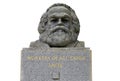 Bust of Karl Marx in Highgate cemetery Royalty Free Stock Photo