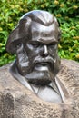 Bust monument of Karl Marx