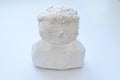 Bust of papier mache. An unnamed bust of man.