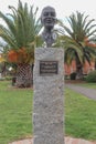 A bust and plaque memorial commemorating aviation and transport pioneer, and Founder of Ansett Airways, Sir Reginald Ansett, who