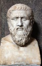 Bust of Plato Royalty Free Stock Photo