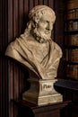 Bust of Plato in Long Room of Trinity College Old Library in Dublin