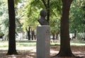 A bust of the poet Laza Kostic. At the Kalemegdan Fortress.