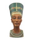 Bust of Queen Nefertiti Isolated