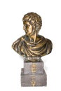 Bust of Roman emperor Nero Clavdius Caesar Avgustus Germanicus Royalty Free Stock Photo