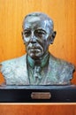 Bust sculpture of American President Woodrow Wilson
