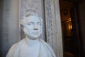 a bust sculpture from boston library