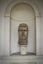 Bust sculpture at Villa D`Este in Tivoli, Italy Royalty Free Stock Photo