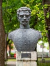 Second Lieutenant Vasile Verbiceanu bust in Alei Park, Giurgiu