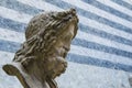 Marble bust of Zeus Royalty Free Stock Photo